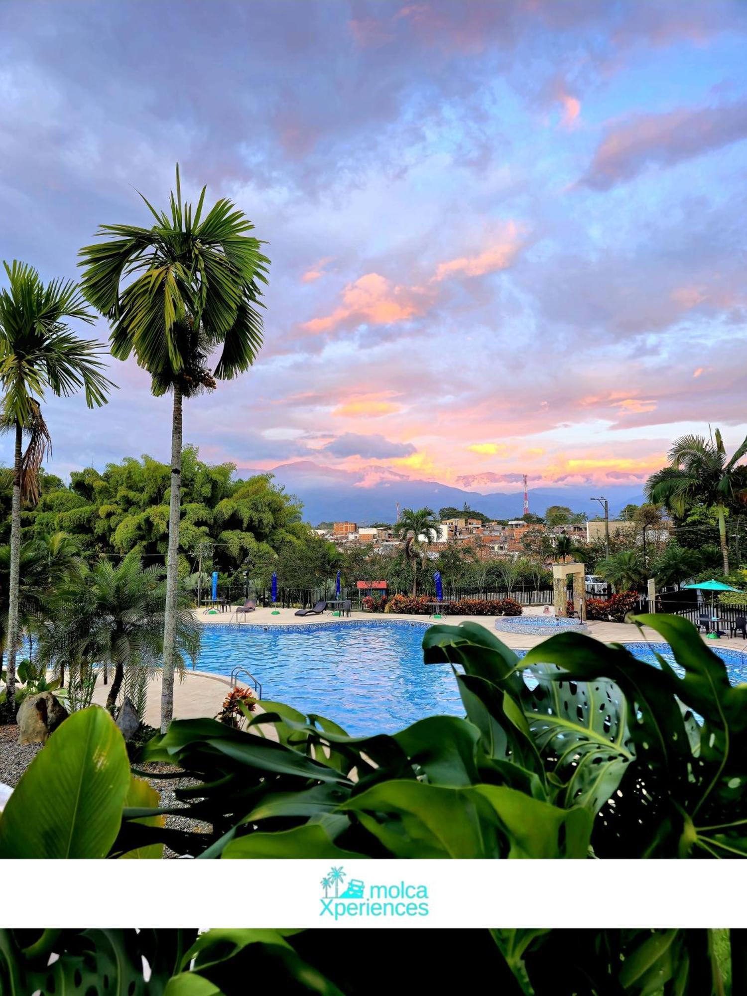 Apartamento Privado Vacacional A 5M Del Aeropuerto, 20 Minutos Del Parque Del Cafe Y Centro De Armenia Con 4 Piscinas, 3 Jacuzzi, Sauna By Molca Xperiences 3H Buitenkant foto